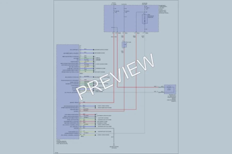 2003 Hyundai Elantra Body Control Modules wiring diagram preview