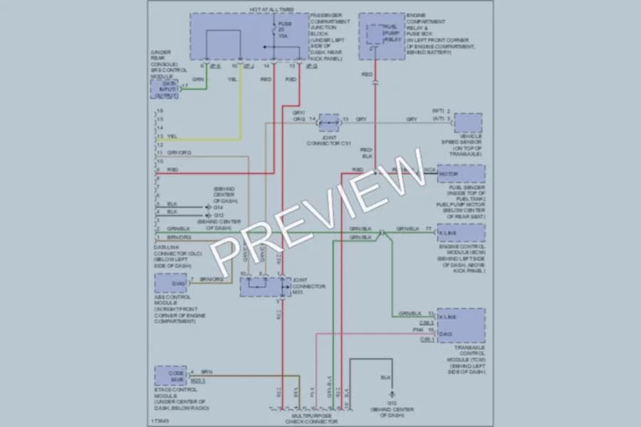 2003 Hyundai Elantra Computer Data Lines wiring diagram preview
