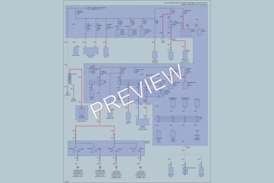 2003 Hyundai Elantra Power Distribution wiring diagram preview