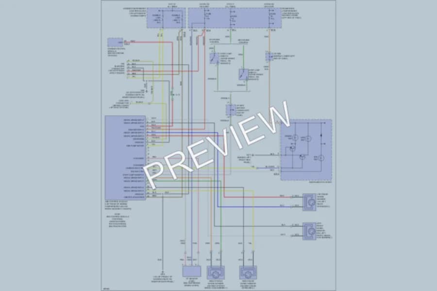 2003 Hyundai SantaFe Anti Lock Brakes wiring diagram preview