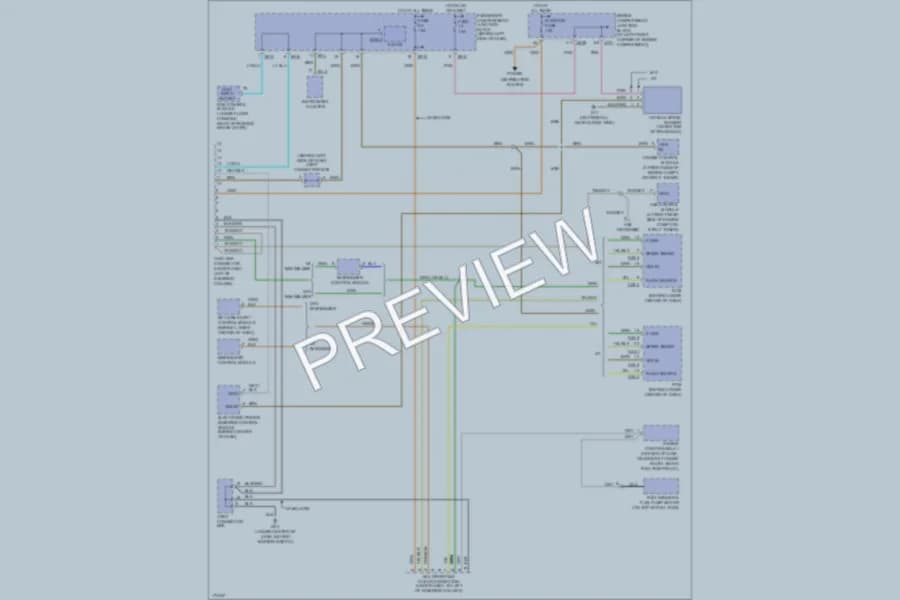 2003 Hyundai Sonata Computer Data Lines wiring diagram preview