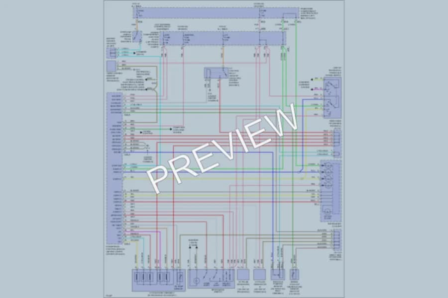2003 Hyundai Sonata Transmission wiring diagram preview