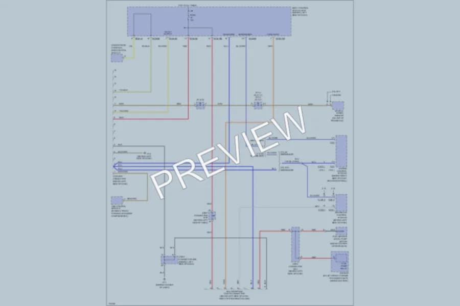2003 Hyundai Tiburon Computer Data Lines wiring diagram preview