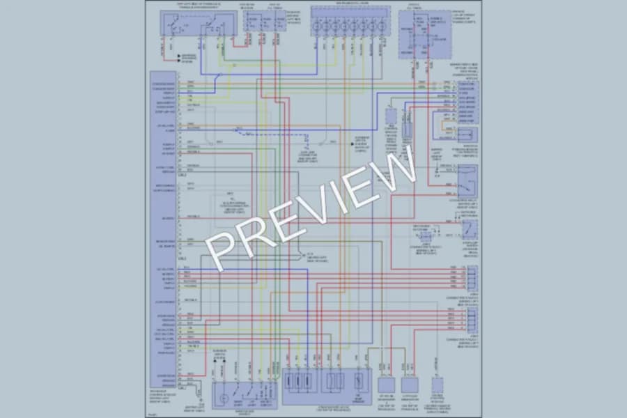 2003 Hyundai Tiburon Transmission wiring diagram preview