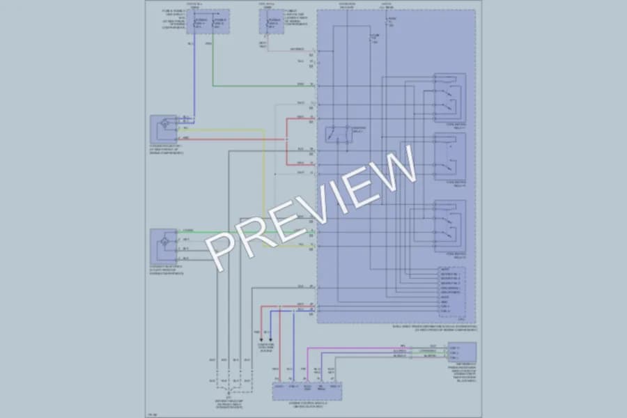 2003 Infiniti FX35 Cooling Fan wiring diagram preview