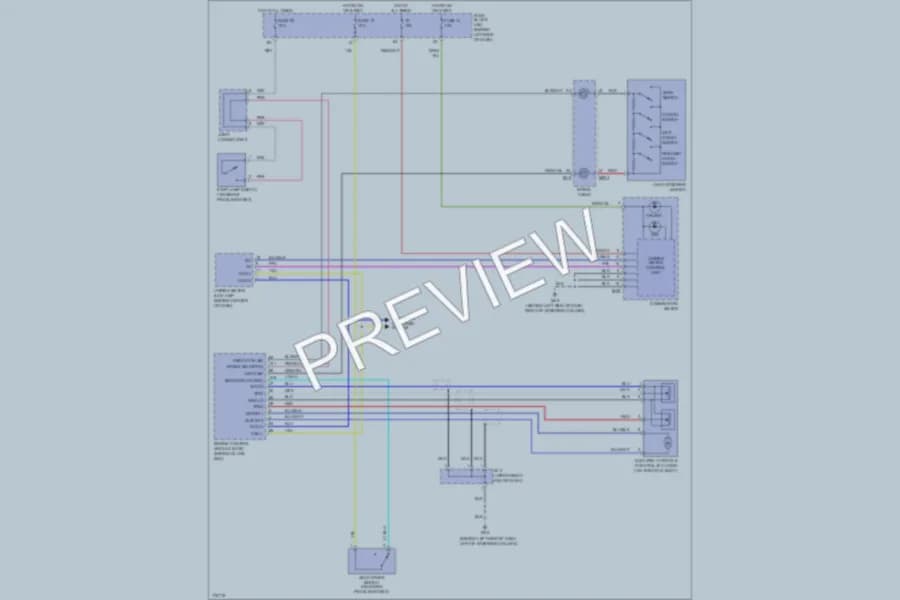 2003 Infiniti FX35 Cruise Control wiring diagram preview