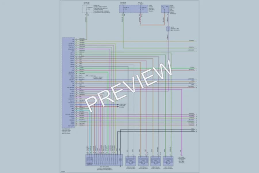 2003 Infiniti G35 Anti Lock Brakes wiring diagram preview