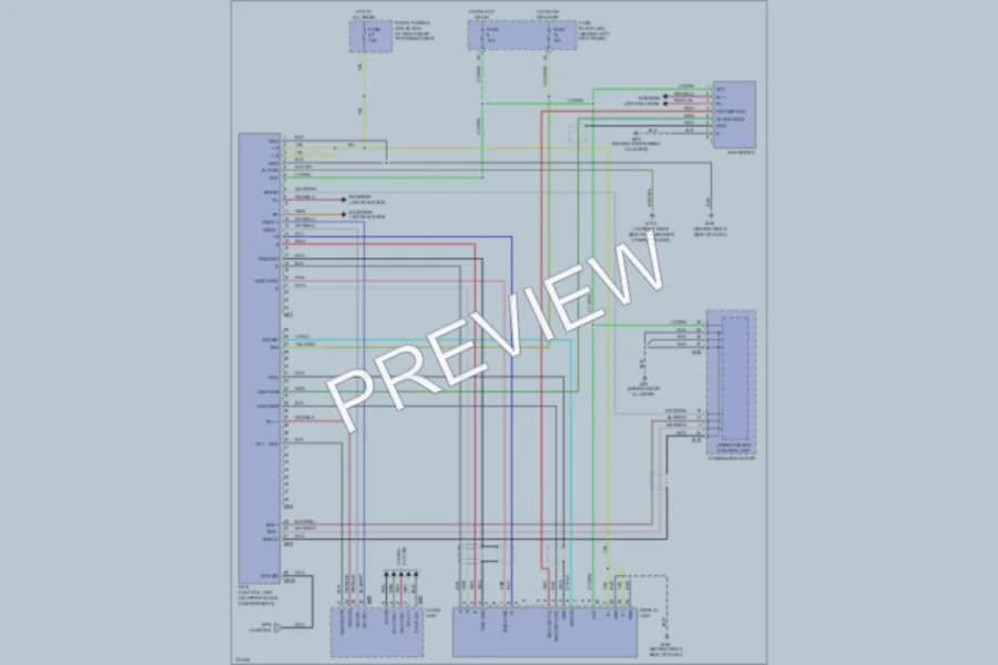2003 Infiniti G35 Navigation wiring diagram preview
