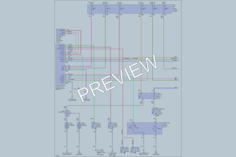 2003 Infiniti I35 Headlights wiring diagram preview