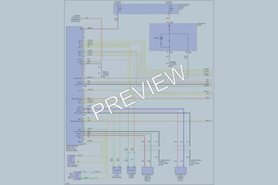 2003 Infiniti I35 Supplemental Restraints wiring diagram preview