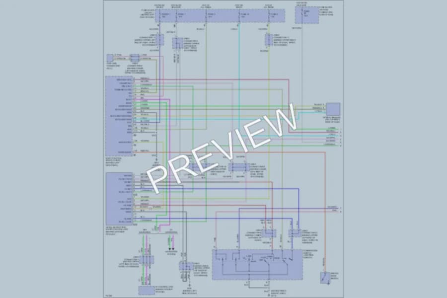2003 Infiniti M45 Headlights wiring diagram preview