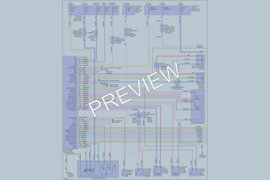 2003 Infiniti M45 Memory Systems wiring diagram preview