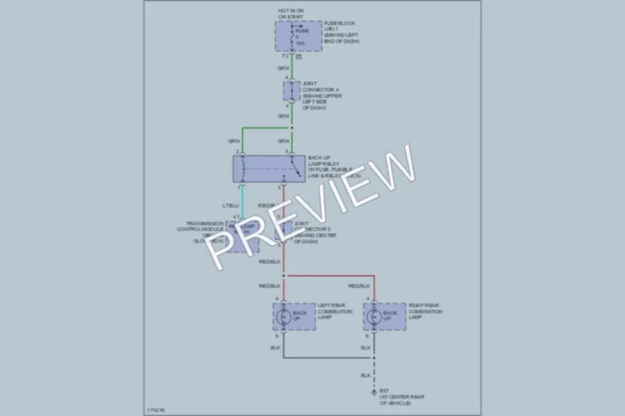2003 Infiniti Q45 Exterior Lights wiring diagram preview
