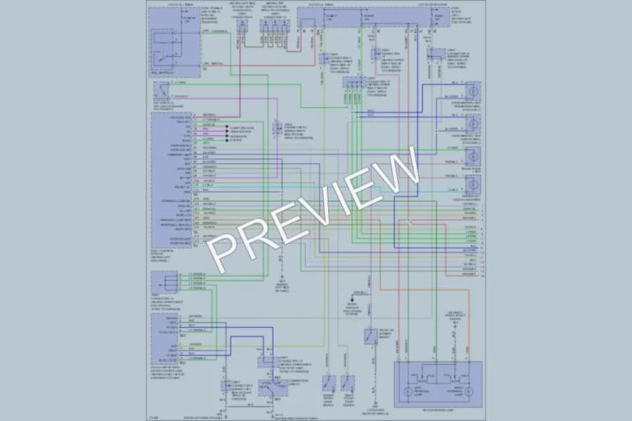 2003 Infiniti Q45 Interior Lights wiring diagram preview