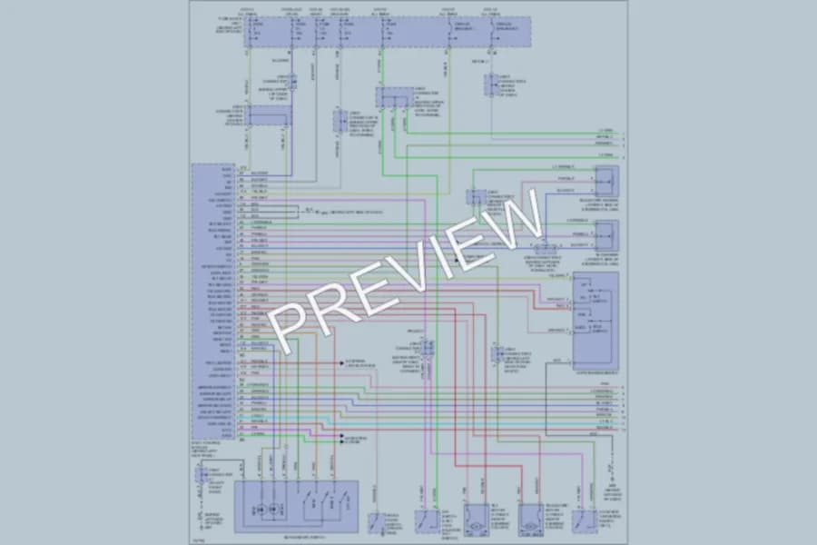 2003 Infiniti Q45 Memory Systems wiring diagram preview