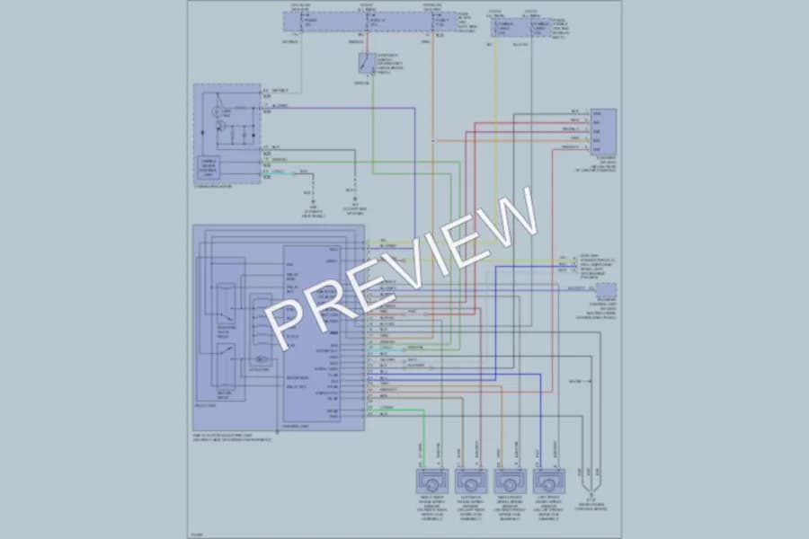 2003 Infiniti QX4 Anti Lock Brakes wiring diagram preview