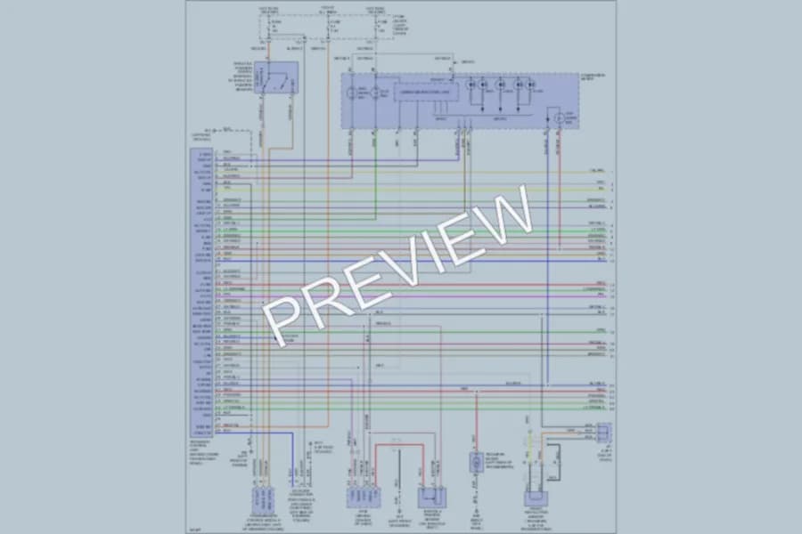 2003 Infiniti QX4 Transmission wiring diagram preview