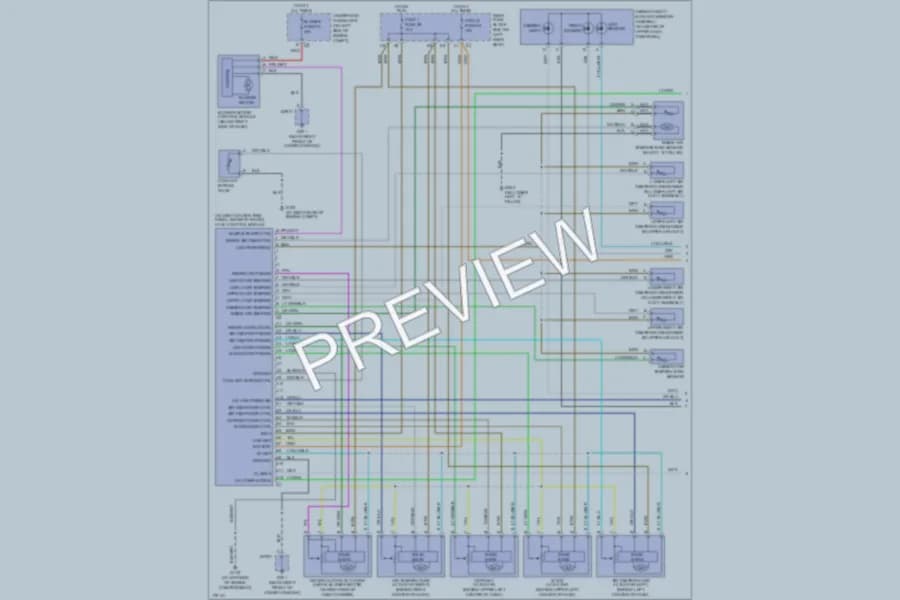 2003 Isuzu Ascender Air Conditioning wiring diagram preview
