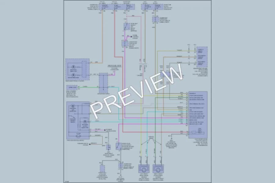 2003 Isuzu Ascender Anti Lock Brakes wiring diagram preview