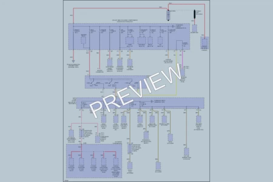 2003 Isuzu Ascender Power Distribution wiring diagram preview