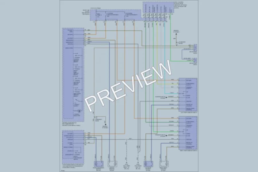 2003 Isuzu Ascender Power Windows wiring diagram preview