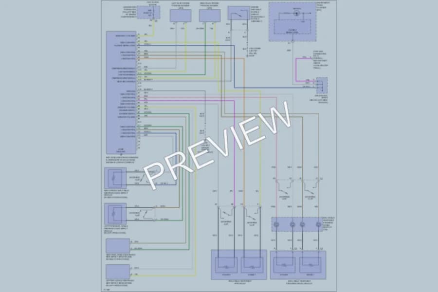 2003 Isuzu Ascender Supplemental Restraints wiring diagram preview
