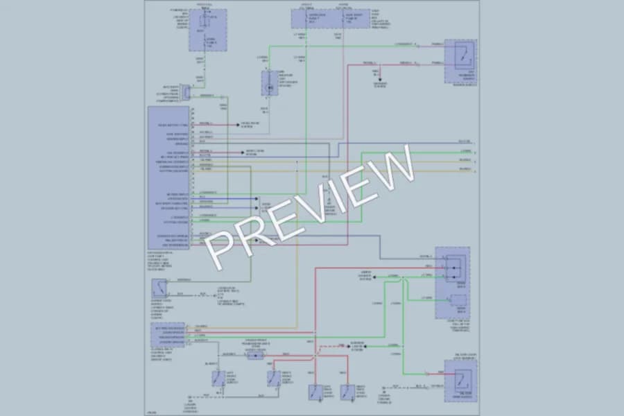 2003 Isuzu Axiom Anti Theft wiring diagram preview