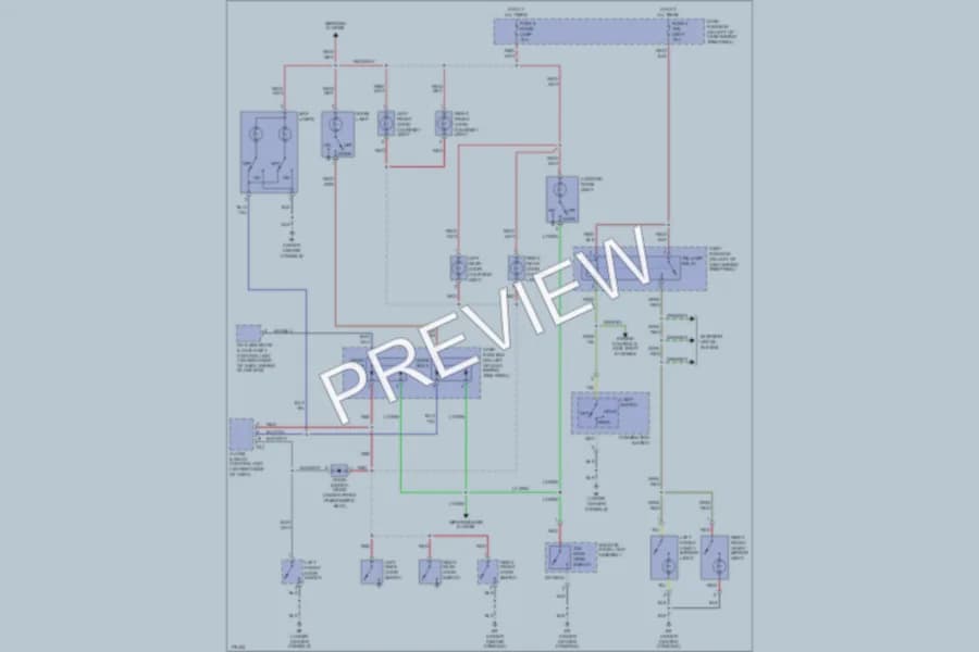 2003 Isuzu Axiom Interior Lights wiring diagram preview