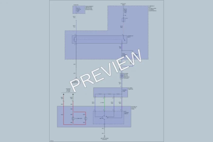 2003 Isuzu Rodeo Air Conditioning wiring diagram preview
