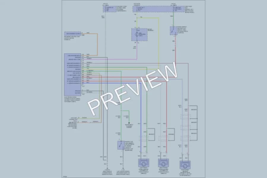 2003 Isuzu Rodeo Anti Lock Brakes wiring diagram preview