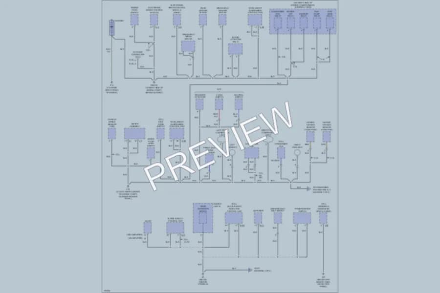 2003 Isuzu Rodeo Ground Distribution wiring diagram preview