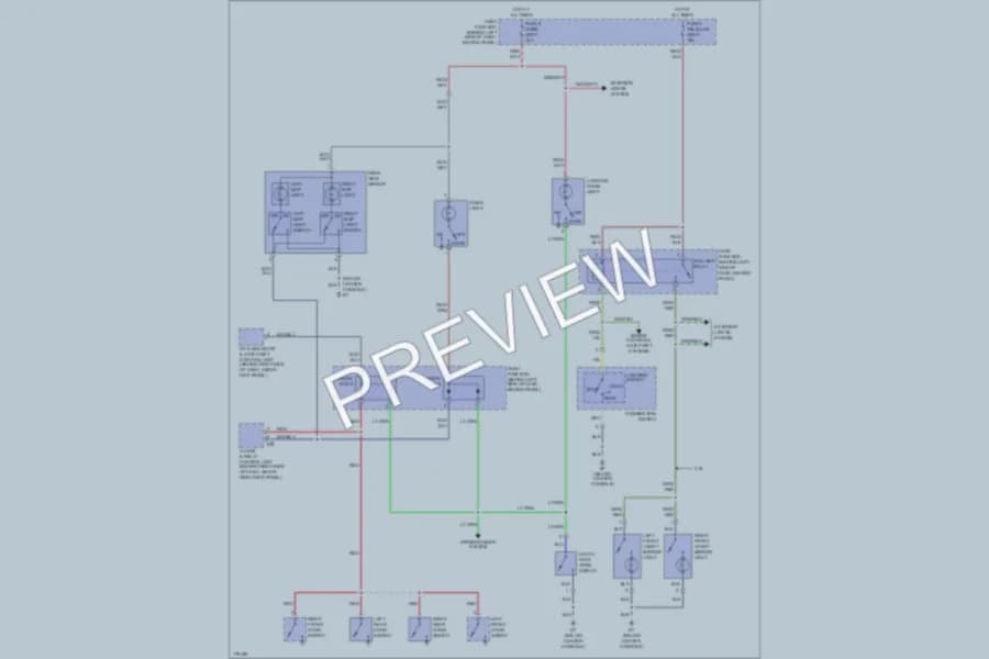 2003 Isuzu Rodeo Interior Lights wiring diagram preview