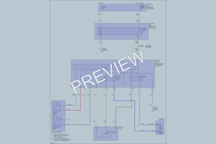 2003 Isuzu Rodeo Power Top Sunroof wiring diagram preview