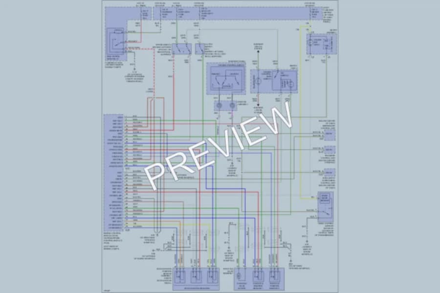 2003 Isuzu RodeoSport Cruise Control wiring diagram preview