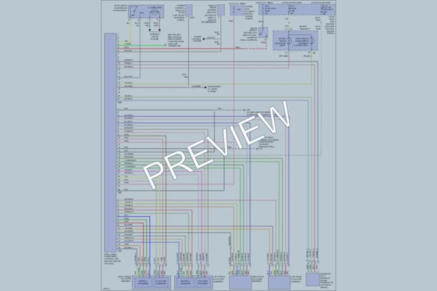 2003 Isuzu RodeoSport Electronic Suspension wiring diagram preview