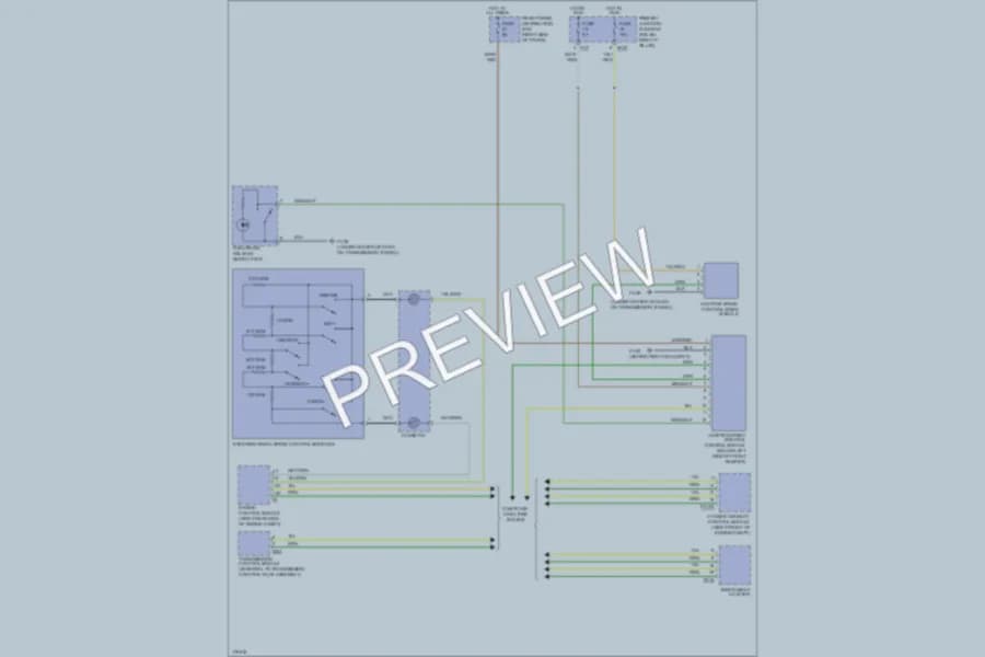 2003 Jaguar SType Cruise Control wiring diagram preview