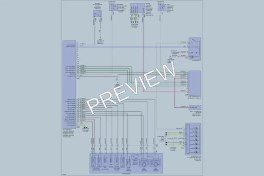 2003 Jaguar XJR Transmission wiring diagram preview