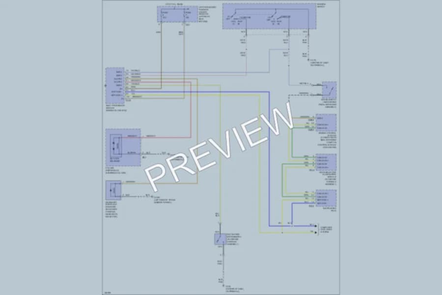 2003 Jaguar XJSuper Shift Interlock wiring diagram preview