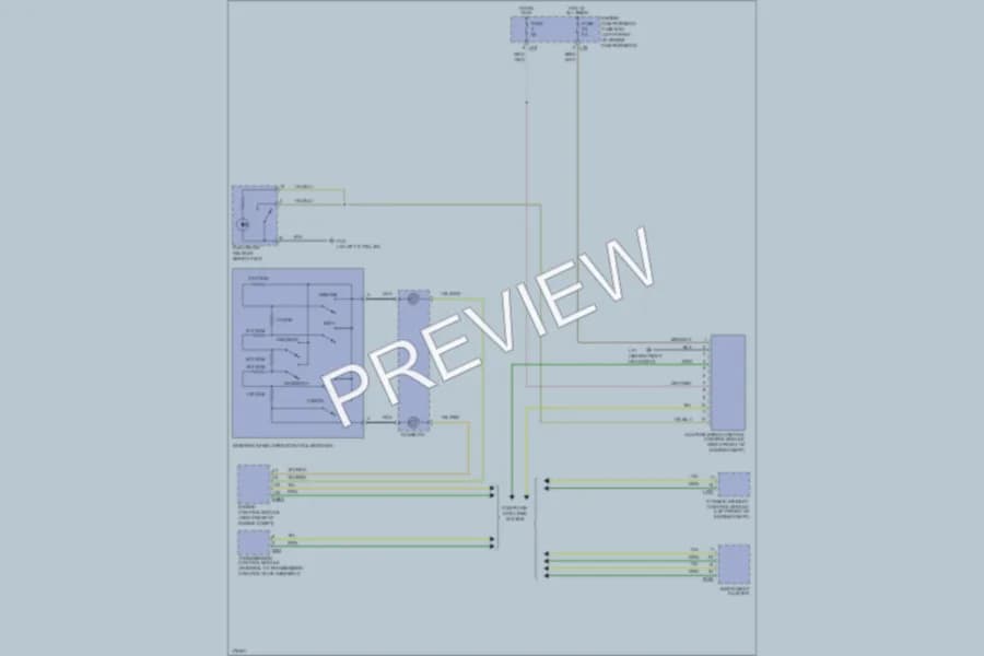 2003 Jaguar XKR Cruise Control wiring diagram preview