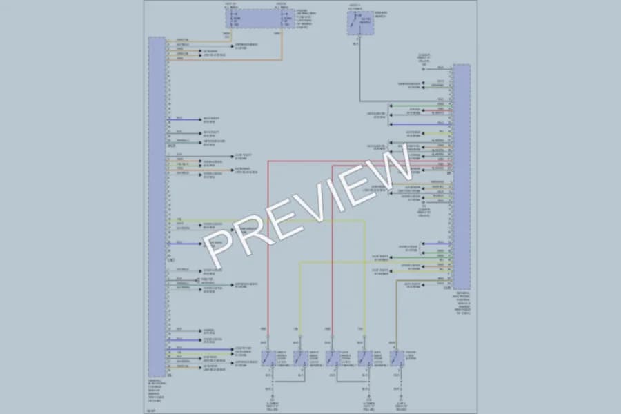 2003 Jaguar XType Body Control Modules wiring diagram preview