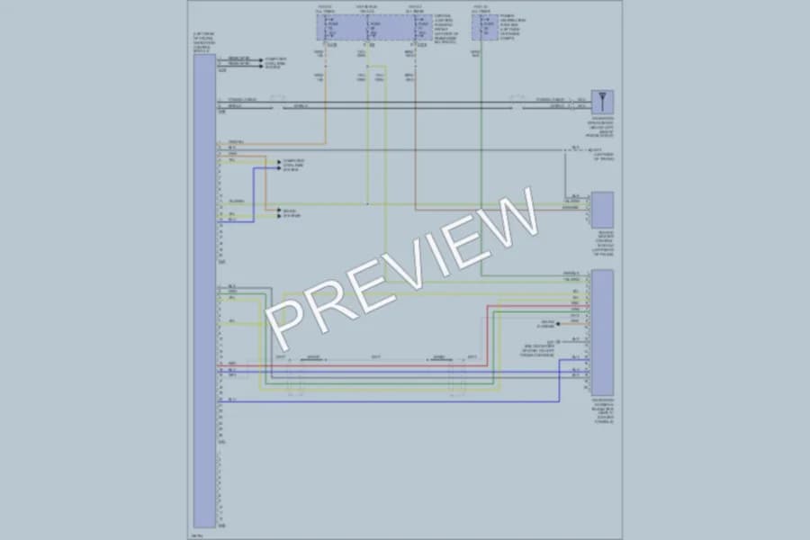 2003 Jaguar XType Navigation wiring diagram preview