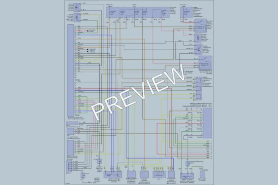2003 Kia Optima Air Conditioning wiring diagram preview