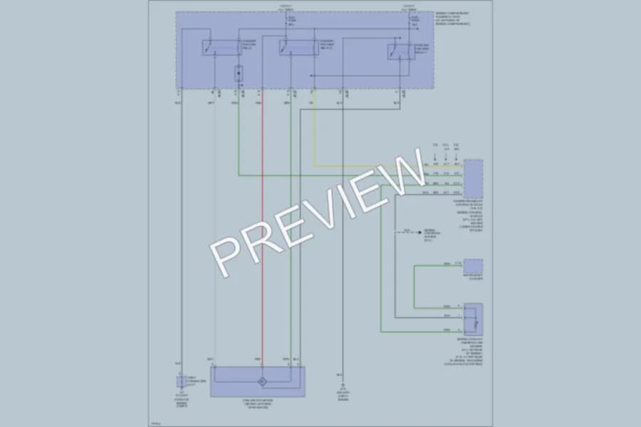 2003 Kia Optima Cooling Fan wiring diagram preview