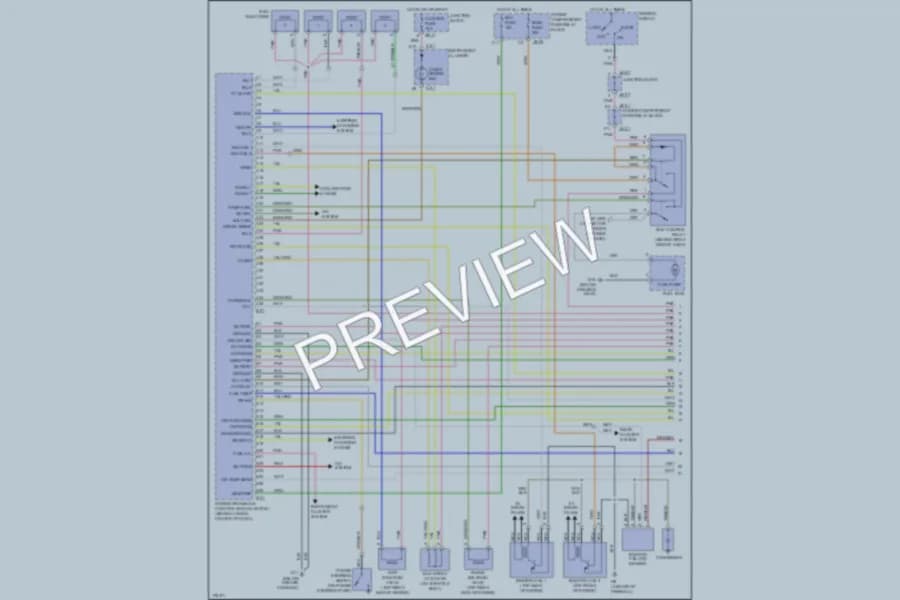 2003 Kia Optima Engine Performance wiring diagram preview
