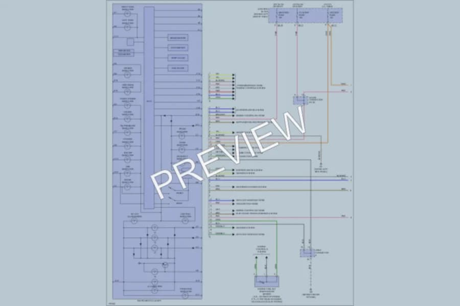 2003 Kia Optima Instrument Cluster wiring diagram preview