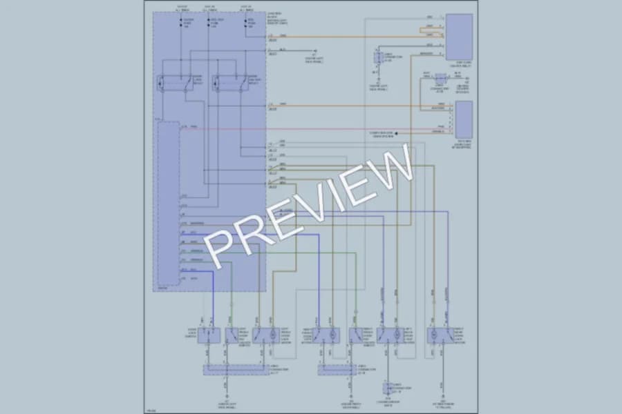 2003 Kia Optima Power Door Locks wiring diagram preview