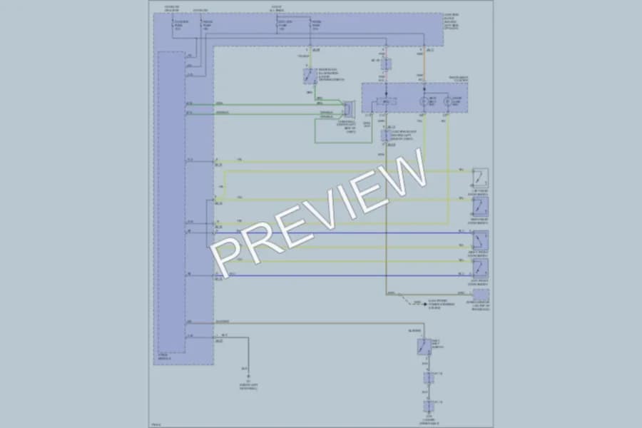 2003 Kia Optima Warning Systems wiring diagram preview