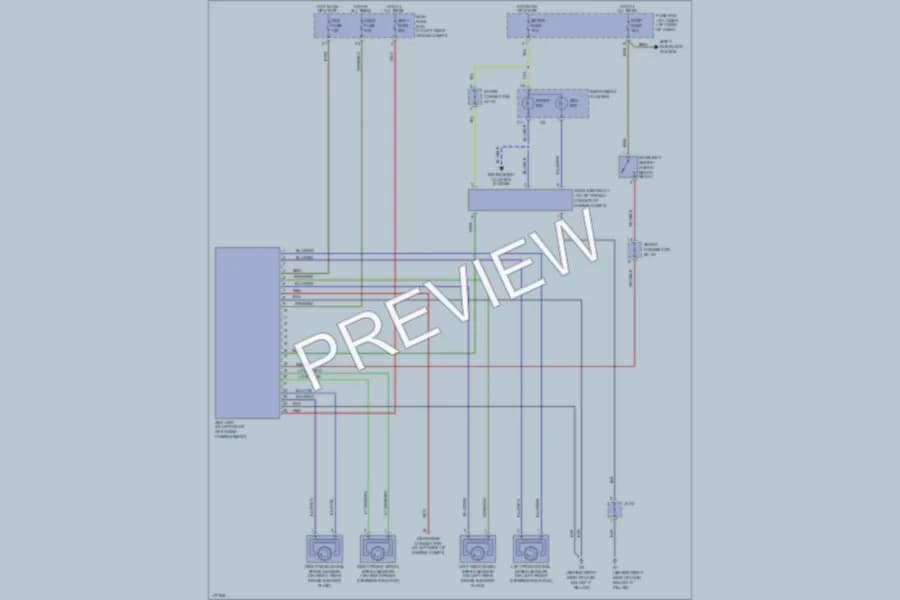 2003 Kia RioCinco Anti Lock Brakes wiring diagram preview