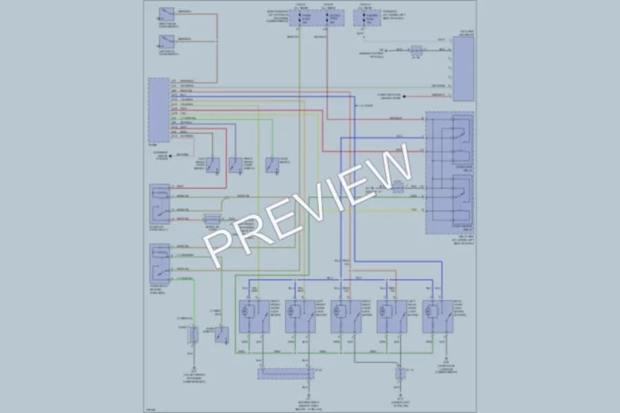 2003 Kia RioCinco Anti Theft wiring diagram preview