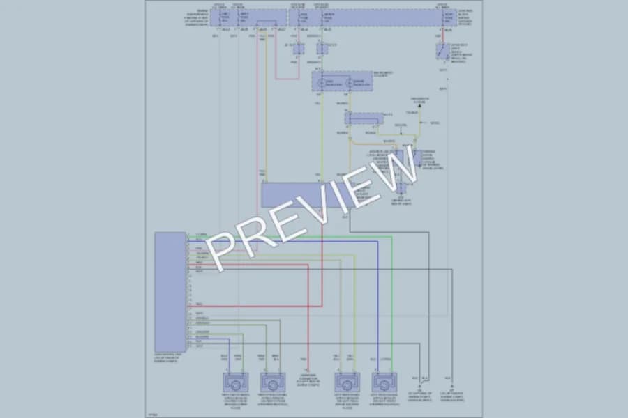 2003 Kia Sedona Anti Lock Brakes wiring diagram preview